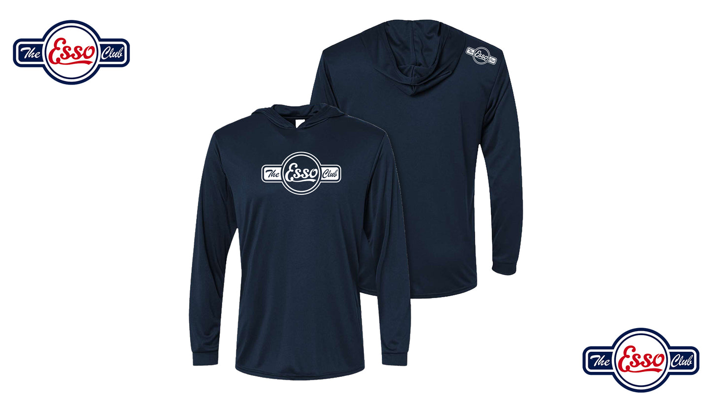 Navy The Esso Club Bahama UV Hooded LS
