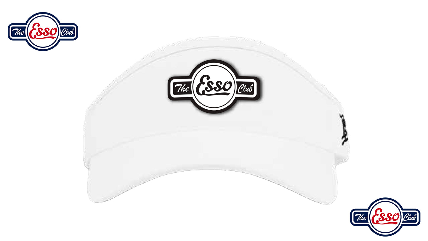 White Branded Bills The Esso Club Visor
