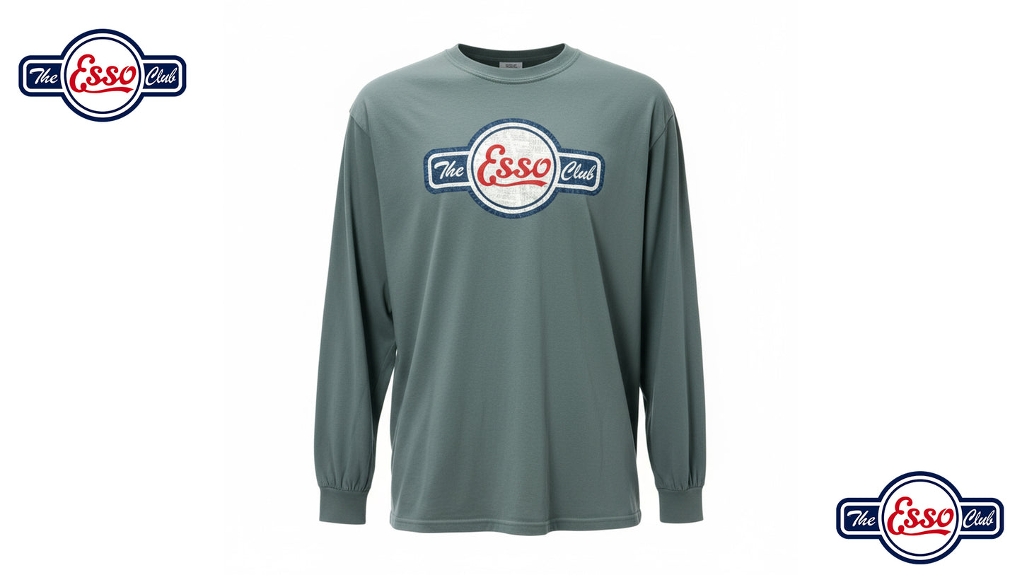 The Esso Club CC Logo Ice Blue LS