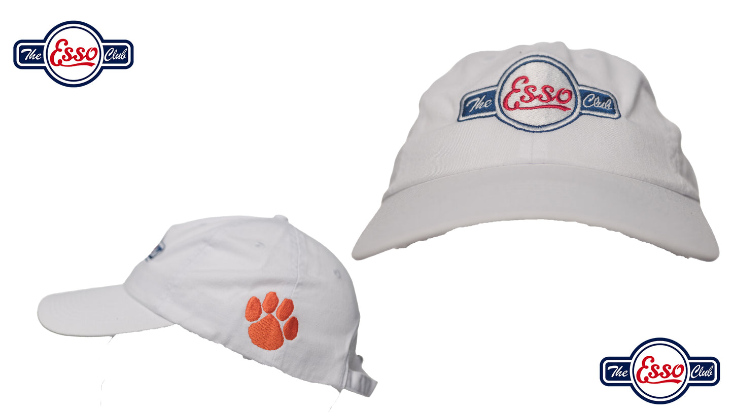 White The Esso Club Paw Hat