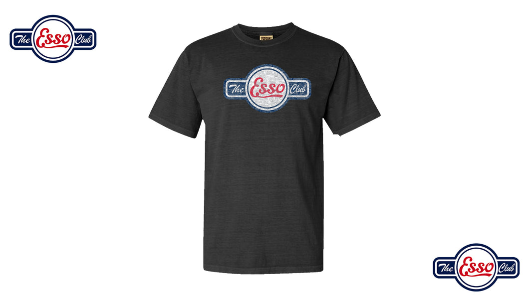 Black Faded Short Sleeve CC LOGO