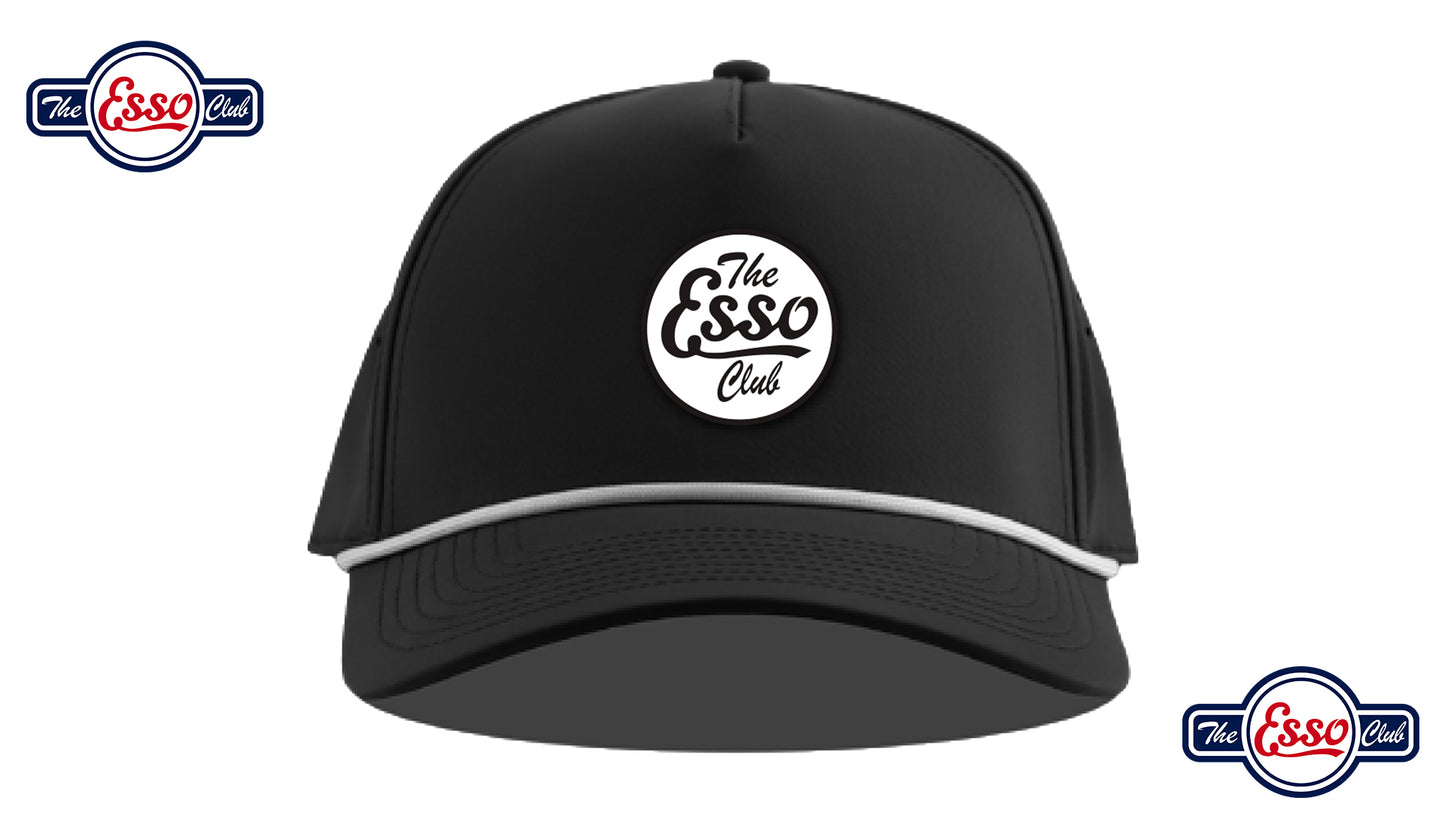 Black Branded Bills The Esso Club White Cord Hat