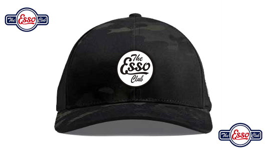 Black Camo Branded Bills The Esso Club Patch Hat