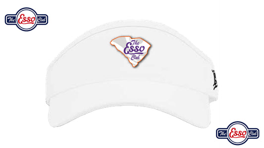 White Branded Bills SC Patch Visor