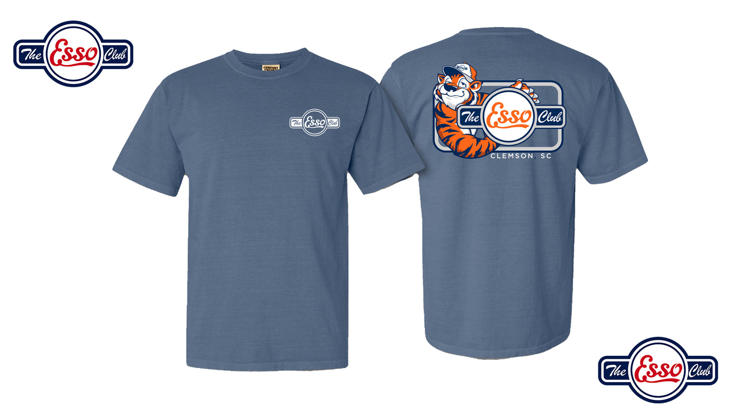 Dark Blue Marque Tiger Short Sleeve shirt