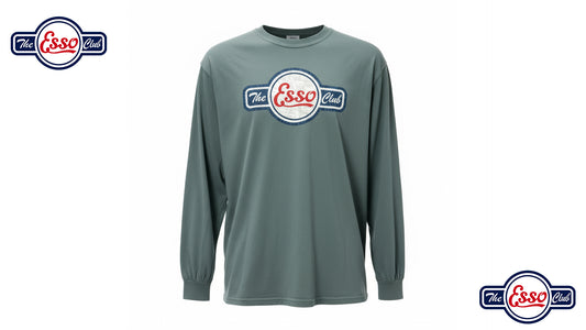 The Esso Club CC Logo Ice Blue LS