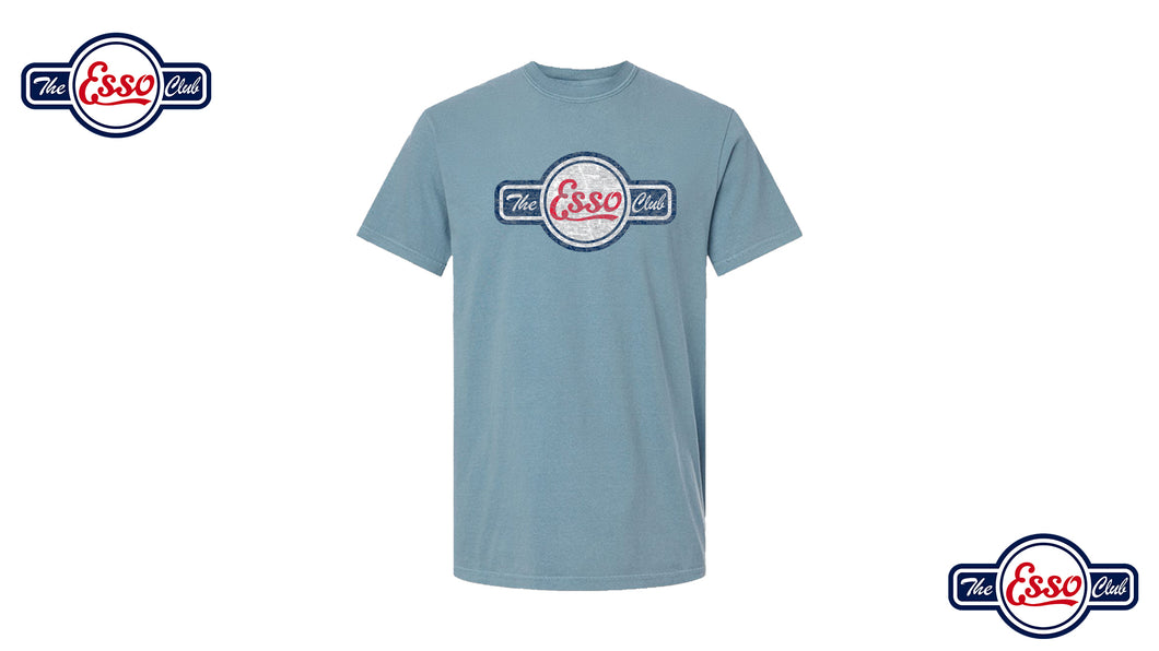 Light Blue Faded Short Sleeve CC LOGO