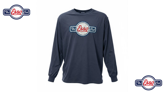 The Esso Club CC Logo Navy LS