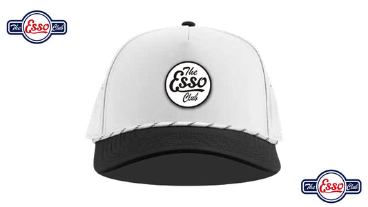 White Branded Bills The Esso Club Patch White Braided Cord Hat