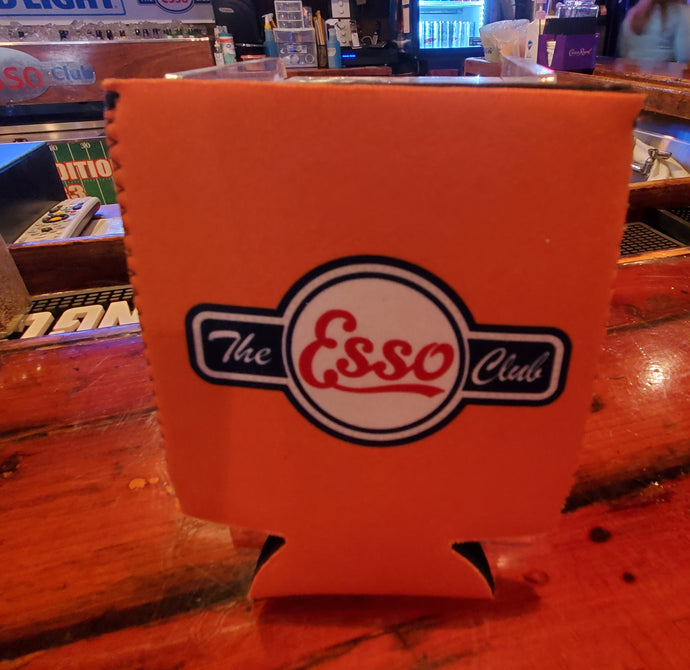 The Esso Club Orange Koozie